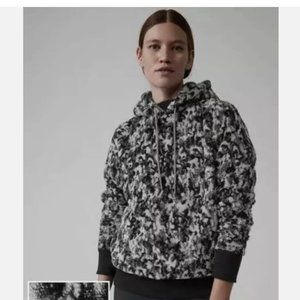 Athleta Glacier Black Tugga Sherpa Hoodie